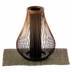 x͒|؍׍H@Ԋ@邪@É`H|i@Suruga-takesensuji-zaiku, Vase made of bamboo sticks@El|ЂgŐ؂
