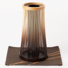 x͒|؍׍H@ԊE֑}@^xm@É`H|i@`H|mE呺|SV @Suruga-takesensuji-zaiku, Vase made of bamb