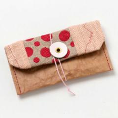 邭闯߂̖h 008@đܕ̂قǁ@Business card holder made of rice bag