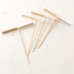 |Ƃځ@n@4{Zbg@Japanese propeller toy of bamboo