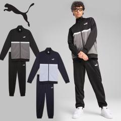 即納可☆【PUMA】プーマ ポリ カラーブロック スーツ メンズ ジャージ 上下セット 687659