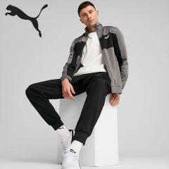 即納可☆【PUMA】プーマ ポリ カラーブロックスーツ メンズ ジャージ 上下セット 687740