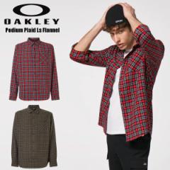 [yOAKLEYzI[N[  Podium Plaid Ls Flannel Y lVc JWAVc FOA402573