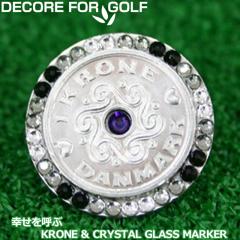 DECORE FOR GOLF �f�R���t�H�[�S���t �K�����ĂԃN���[�l���N���X�^���K���X �S���t�}�[�J�[ DC-krone09 �W�F�b�g�~�u���b�N�_�C�������h