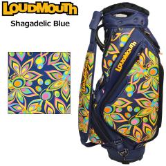 ラウドマウス 9.5型 3点式 キャディバッグ Shagadelic Blue シャガ