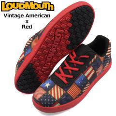 ���E�h�}�E�X 2025 ���j�Z�b�N�X �X�p�C�N���X �S���t�V���[�Y Vintage American �~ Red ���B���e�[�W�A�����J�� x ���b�h LM-GS0005 775