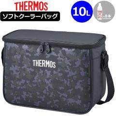 Thermos �T�[���X 2025 �ۗ� �\�t�g�N�[���[�{�b�N�X 10L 500ml�y�b�g�{�g��8�{���[�� �u���b�N�J���t���[�W�� REI-0102 �y�V�i�z25SS �\