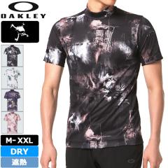 �I�[�N���[ �����Y ���b�N�l�b�N �����V���c FOA404227 Oakley SKULL BLURRED MOCK SHIRT �y���[���֔����z�y�V�i�zRCBR �S���t�E�F�A SE