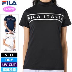 �ySALE�����z�t�B���S���t ���f�B�[�X ���b�N�l�b�N �����V���c �z������ �ڐG�⊴ UV�J�b�g �X�g���b�` 753601 FILA Golf ���[���֔���