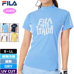 �ySALE�����z�t�B���S���t ���f�B�[�X �z������ �ڐG�⊴ UV�J�b�g ���b�N�l�b�N ���� �V���c 753603 FILA Golf �y���[���֔����z�y�V�i