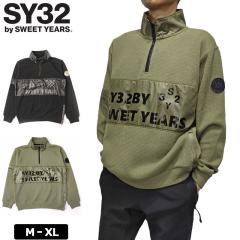 �ySALE�����zSY32 GOLF �����Y �n�[�t�W�b�v �����j�b�g QUARTER FACE HALF ZIP SYG-2102 �y�V�i�zRCBR �v���I�[�o�[ �G�X���C�T�[�e�B�[