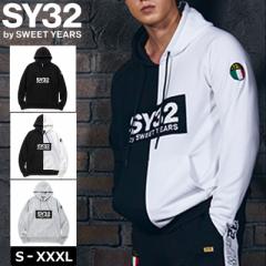 SY32 �����Y �{�b�N�X���S �v���I�[�o�[�p�[�J�[ SAGARA WAPEEN BOXLOGO P/O HOODIE 13505�y�V�i�zSCBR �G�X���C�T�[�e�B�[�g�D ���� �t
