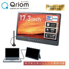 ポータブルテレビ 地上デジタル放送対応 DVDプレーヤー内蔵 17.3インチ