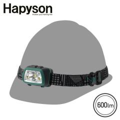 HAPYSON PRO�V���[�Y �[�d�r ���d�r �ǂ�����g���� LED�w�b�h�����v 600ml �h�� �h�o IP54 2�i�K���邳�ؑ�  YA-602  �w�b�h���C�g LED