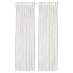 IKEA �C�P�A ���[�X�J�[�e��1�g �z���C�g/�w�f�B���O�e�[�v�t�� 145x200 cm  m00630018 BERGNEJLIKA �x���l�C���J 