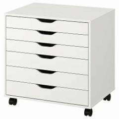 IKEA �C�P�A �����o�����j�b�g �L���X�^�[�t�� �z���C�g 67x66cm m30485425 ALEX �A���N�X