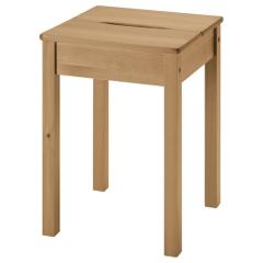 IKEA イケア スツール アンティークステイン パイン材 m00606631 