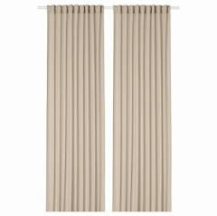 IKEA �C�P�A ���[�X�J�[�e��1�g �x�[�W�� 145x250cm m50564855 ROSENROBINIA ���[�Z�����r�j�A