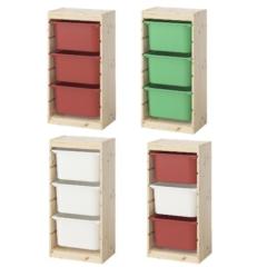 �y�Z�b�g���i�zIKEA �C�P�A ���[�R���r�l�[�V���� �p�C�� �{�b�N�XM�T�C�Yx3�� 44x30x91cm v0060 TROFAST �g���t�@�X�g 