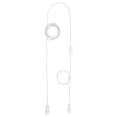 IKEA �C�P�A �R�[�h�Z�b�g �z���C�g �� 4m n80371407 STRALA �X�g���[��