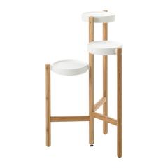 IKEA �C�P�A �v�����g�X�^���h �| �z���C�g �� 78cm d60294962 SATSUMAS �T�b�c�}�X
