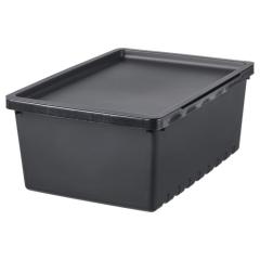IKEA �C�P�A ���[�{�b�N�X �ӂ��t�� �u���b�N 35x25x14cm/9l  s29599994 UPPSNOFSAD �E�b�v�X�m�t�T�h