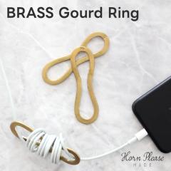 �yHorn Please MADE�z�u���X �S�[�h�����O S�T�C�Y 303863�y�u���̔� BRASS Gourd ring �R�[�h�z���_�[ �C���z���R�[�h �P�[�u���z���_�[