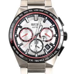 セイコー アストロン 大谷翔平 2022年限定モデル 腕時計 SBXC125 シルバー メンズ 中古A品
