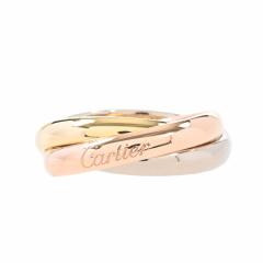 カルティエ トリニティ リング K18YWP #48/幅3.1mm B4234248 レディース 中古A品
