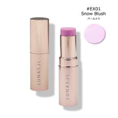 ���i�\�� LUNASOL ���f�B�A���g�X�e�B�b�N�m #EX01 Snow Blush 9.1g ���[����