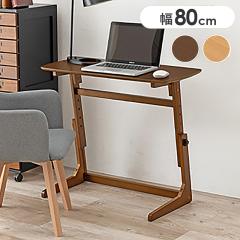 ���~�f�X�N TECH  ���~�e�[�u��  ��80cm �i�`������ �u���E�� ����4�i�K �f�X�N �� �T�C�h�e�[�u�� ���r���O�e�[�u�� �f�X�N����\�t�@��