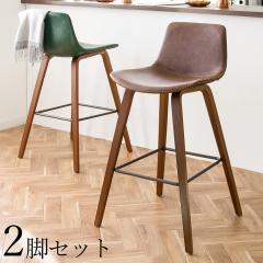 PU-BC �y2�r�Z�b�g�z �J�E���^�[�`�F�A �n�C�`�F�A �u���E���F/2�F���p�ӁB  ��52�~���s��49.5�~����94cm���ʍ� 69cm