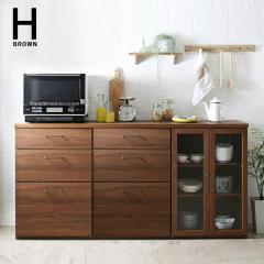 CLT �L�b�`���J�E���^�[ 180cm�� H�^�C�v�E�����o���{�����o���{�H��I �E�H�[���i�b�g �u���E���E�I�[�N �i�`������ ���Y�� ���Y ���{��