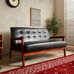 �\�t�@ 2�l�|�� �V�R�ؐ��t���[�� ��l�|�� �z���� PVC���U�[���� 2P ���g�����_�� �k���C���e���A ��127cm RENT2