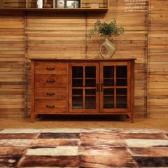 P-MA �L���r�l�b�g 120cm ���r���O�{�[�h �u���E�� ��120 ���s40 ����75cm ���[�{�[�h ���[�^�C�v���B���e�[�W �A���e�B�[�N �ؐ� �V�R��