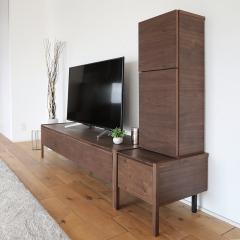 RST �e���r�� 160cm �e���r�{�[�h�Z�b�g�E�^�C�v �u���E�� �E�H�[���i�b�g���C�� �� 2000 ���s 445 ���� 1302 mm  ���Y ���{�� ���^�C�v