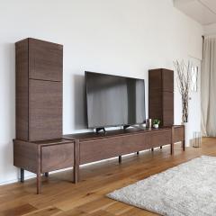 RST �e���r�� 180cm �e���r�{�[�h�Z�b�g �u���E�� �E�H�[���i�b�g���C�� �� 2600 ���s 445 ���� 1302mm  ���Y ���{�� �T�C�h�L���r�l�b�g