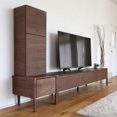 RST �e���r�� 180cm �e���r�{�[�h�Z�b�g���^�C�v �u���E�� �E�H�[���i�b�g���C�� �� 2200 ���s 445 ���� 1302 mm  ���Y ���{�� ���^�C�v