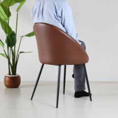 CCP �_�C�j���O�`�F�A �ށ@��| �X�`�[��/�\�t�g���U�[(�u���E���F) �T�C�Y�b��56�~���s50�~����79/���ʍ�46cm �g���� �������