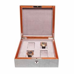 |[g h(Rapport LONDON) Heritage Grey Four Watch Box