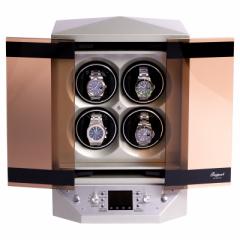 |[g h(Rapport LONDON) Templa Silver Quad Watch Winder