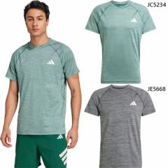 アディダス メンズ M GYM+ Tシャツ ジョギング マラソン ランニングウェア トップス 半袖Tシャツ ブラック 黒 送料無料 adidas KTM64
