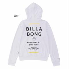 ビラボン ジュニア キッズ ラッシュガード ジップ フーディー RASH ZIP HOOD マリンスポーツ 長袖 ホワイト 白 送料無料 BILLABONG BF015