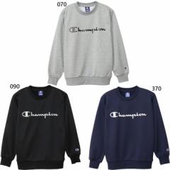 チャンピオン ジュニア キッズ クルー ネック スウェット CREW NECK SWEATS カジュアルウェア トップス 長袖 トレーナー ブラック 黒 グ