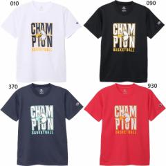 チャンピオン ジュニア キッズ ショートスリーブ SHORT SLEEVE T-SHIRT バスケットボールウェア トップス 半袖Tシャツ ホワイト 白 ブラ