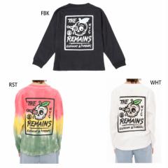 エレメント ジュニア キッズ THE REMAINS LS YOUTH ロンT 長袖Tシャツ トップス カジュアルウェア ホワイト 白 ブラック 黒 送料無料 ELE