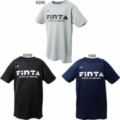 フィンタ ジュニア キッズ ベーシックロゴTシャツ 半袖Tシャツ トップス サッカーウェア フットサルウェア ブラック 黒 グレー ネイビー 