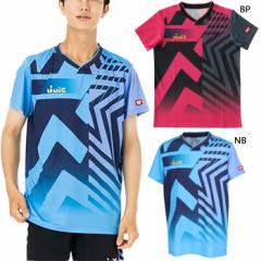 ジュウイック メンズ レディース フォルムS 卓球ウェア トップス 半袖 吸汗速乾 JTTA公認 ブラック 黒 ネイビー 送料無料 JUIC 5680