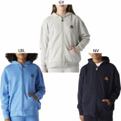 カッパ ジュニア キッズ オーセンティック AUTHENTIC スウェットパーカー パーカー トップス カジュアルウェア ジップアップ 長袖 グレー