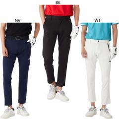 カッパ メンズ ストレッチ定番パンツ ゴルフウェア ボトムス ロングパンツ ホワイト 白 ブラック 黒 ネイビー 送料無料 Kappa 615310